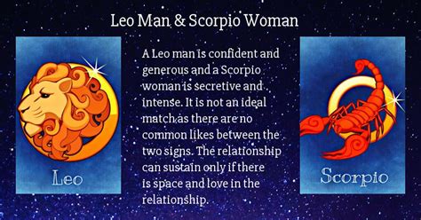 scorpio woman and leo man in bed|leo male scorpio female relationship.